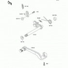 KDX220R (KDX220-A11) Механизм переключения передач