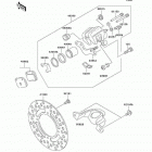 KX65 (KX65-A6) Задний тормоз