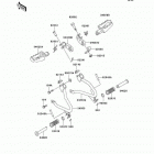 KLR250 (KL250-D22) Подножки