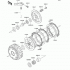 ZR-7S(ZR750-H4) CANADA ONLY Сцепление