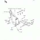KLR250 (KL250-D22) Рама ,крепежные детали