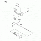 KLR250 (KL250-D22) Педаль тормоза