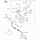 KLR650 (KL650-A19) Главный тормозной цилиндр,передний