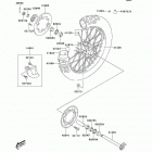KLX400 (KLX400-A2) CANADA ONLY Задняя ступица колеса