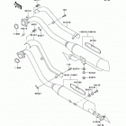 Vulcan 800 (VN800-A11) Глушитель