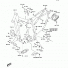 KLX400 (KLX400-B2) CANADA ONLY Рама