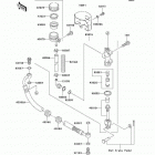 Vulcan 800 Drifter (VN800-E4) Задний торм цилиндр