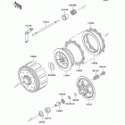 KX250 (KX250-M2) Сцепление