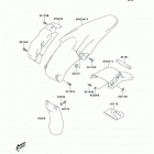KLX400 (KLX400-B2) CANADA ONLY Заднее крыло