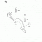 KX500 (KX500-E14) Педаль тормоза
