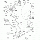 Vulcan 1500 Classic (VN1500-E7) Масляный и водяной насос. фильтр масленый