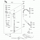 KX500 (KX500-E16) Задний торм цилиндр