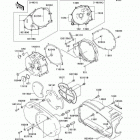 Vulcan 1500 Classic (VN1500-E7) Левая крышка двигателя