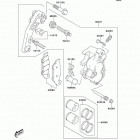 KLX400 (KLX400-A2) CANADA ONLY Передний тормоз
