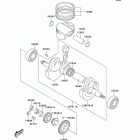 KLX400 (KLX400-A2) CANADA ONLY Коленвал и поршни