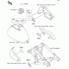 Vulcan 800 (VN800-A11) Наклейки предупреждения