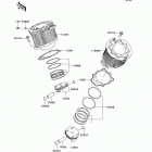 Vulcan 2000 Classic (VN2000-E6F) Цилиндр и поршни