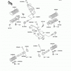 Vulcan 800 (VN800-A6) Подножки
