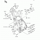 KX250 (KX250-M2) Рама ,крепежные детали