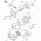 KLX110 (KLX110-A2) Rear hub(a1-a3)