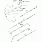 Vulcan 800 Drifter (VN800-E4) Тросы управления
