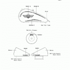 Vulcan 800 Classic (VN800-B9) Decals(blue)(vn800-b9)