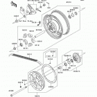Vulcan 2000 (VN2000-A2) Заднее колесо и цепь