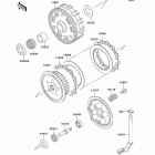 Vulcan 800 (VN800-A11) Сцепление