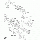 KLX400 (KLX400-B2) CANADA ONLY Механизм переключения передач