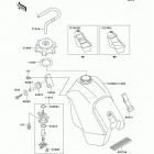 KX500 (KX500-E16) Топливный бак