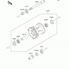 KX500 (KX500-E14) Переднее колесо