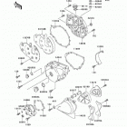 Vulcan 500 LTD (EN500-C8) Крышки двигателя