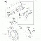 Ninja 500R (EX500-D11) Rear brake(d11 / d12)