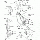 Vulcan 800 Drifter (VN800-E4) Рама ,крепежные детали