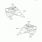 KX250 (KX250-M2) Наклейки