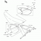 KX250 (KX250-M2) Боковые обтекатели