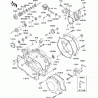 KX250 (KX250-M2) Крышки двигателя
