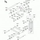 Vulcan 800 (VN800-A6) Подвеска  /  амортизатор