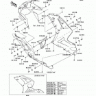 Ninja ZX-6R (ZX636-B2) Обтекатель нижний