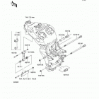 NINJA ZX-12R (ZX1200-B4) Крепление двигателя