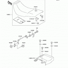 Ninja 500R (EX500-D10) Сидение