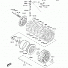 KLX400 (KLX400-B2) CANADA ONLY Сцепление