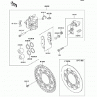 KX250F (KX250-N1) Передний тормоз