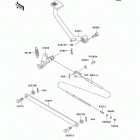 Vulcan 500 LTD (EN500-C8) Педаль тормоза