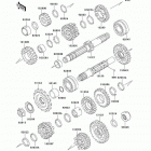 Vulcan 500 LTD (EN500-C8) Трансмиссия