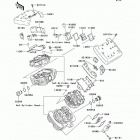 Vulcan 1500 Nomad Fi (VN1500-L5) Крышка головки цилиндров