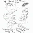 NINJA ZX-12R (ZX1200-B4) Наклейки предупреждения