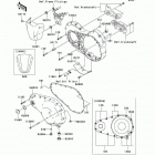 Vulcan 2000 (VN2000-A2) Левая крышка двигателя
