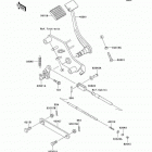Vulcan 800 (VN800-A6) Педаль тормоза