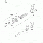 Vulcan 1500 Classic (VN1500-E7) Валы и вилки переключения передач